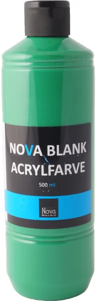 Nova akrylmaling blank 500 ml. Grønn