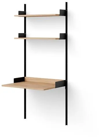 New Works Study Hylle 1900 Eik/Sort