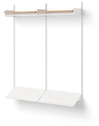 New Works Wardrobe Hylle 2 Eik/Hvit